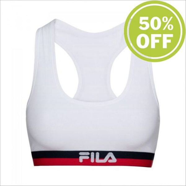 Bras Fila Mulher Branco - Fila 1 Pack Unlined Portugal Lojas,IUVK-42108